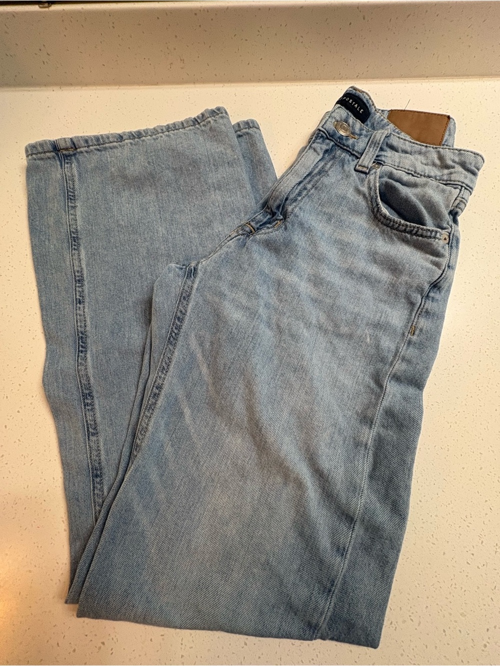 Aeropostale High Rise Wide Leg Jeans Size 0